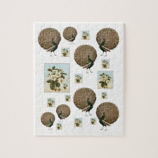 Peacock Jigsee Quebra-cabeça (Vertical)
