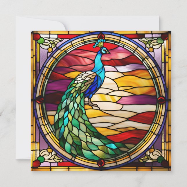 Peacock on Pink (Frente)