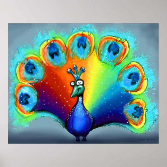 Peacock Poster (Frente)