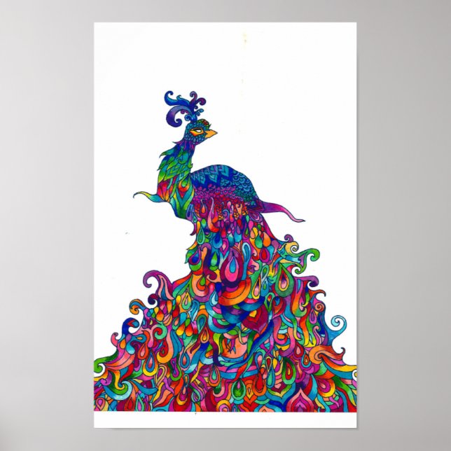Peacock Poster (Frente)