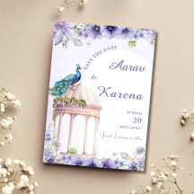 Peacock Salvar a data índia salvar o cartão de dat