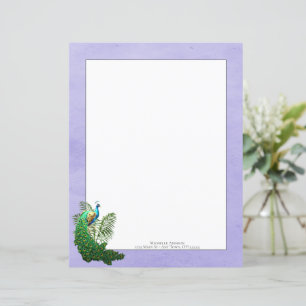 Peacock Vibrante   Folha de Lavanda