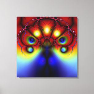 Peacocking das canvas das sombras