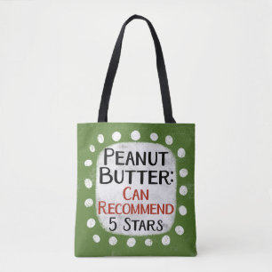 Peanut Butch Review 5 Estrelas Tote Bag