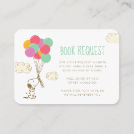 Peanuts Snoopy - Convite para Solicitação de Livro