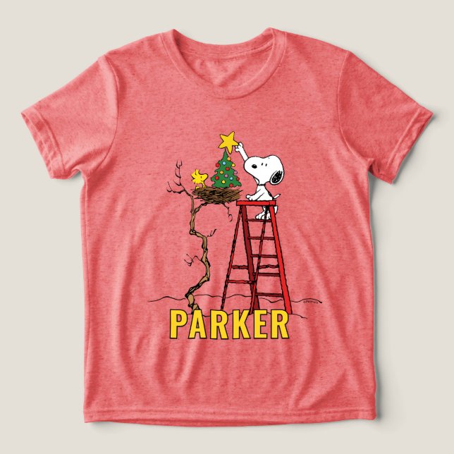 Peanuts | Snoopy & Woodstock Christmas Tree (Design frontal)
