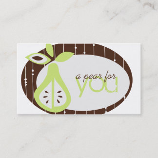 Pear Para Vocês Cartões de visitas