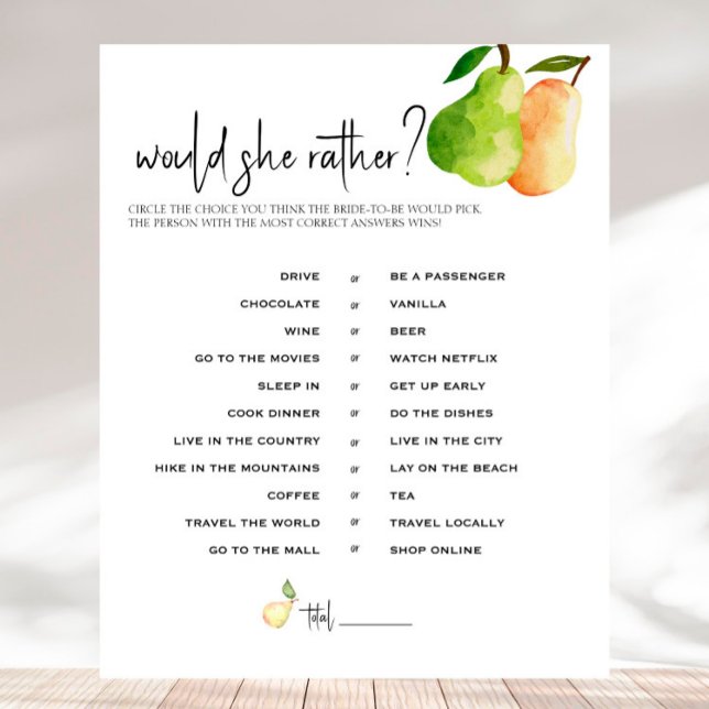 Pear Perfeita - Chá de panela Ela Iria Preferencia (Criador carregado)