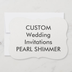 PEARL 110lb Convites para casamento em suporte de