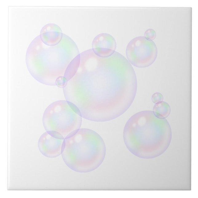 Pearl Bubble Bathroom Wall Art (Frente)