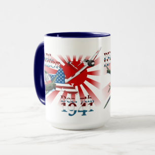 Pearl Harbor 7 de dezembro de 1941 Caneca