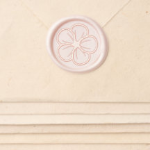 Pearl Hibiscus de Casamento Elegante