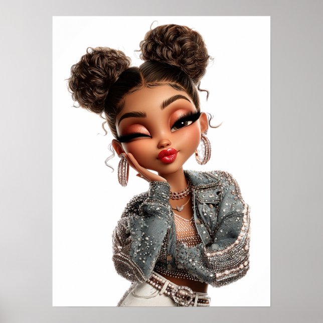 Pearl Pout Print, Value Poster Paper (Semi-Gloss) (Frente)