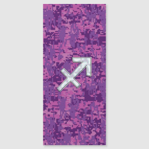 Pearl Sagittarius Zodiac - Sinal fuchsia Digital C
