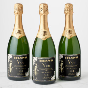 Pearls White Floral Art Deco Gatsby 20s Aniversári