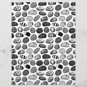 Pebble Patterno Scrapbook Paper