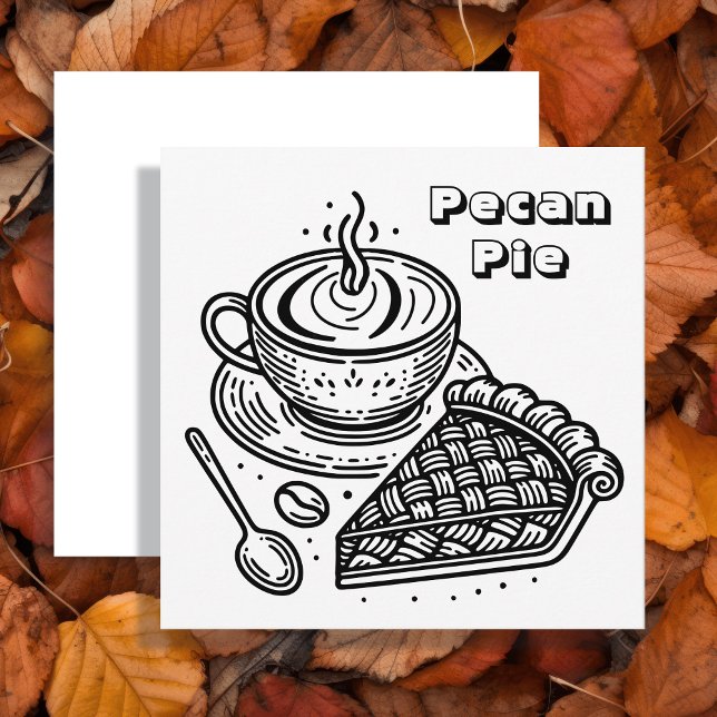 Pecan Pie e Café | Cor-me (Criador carregado)