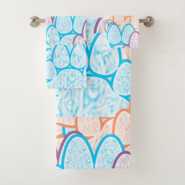 Peças Coloridas Illusão Bath Toalha (Insitu)