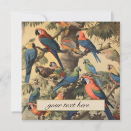 Peças de cena botânica de safra personalizáveis