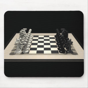 Peças de xadrez e de xadrez: Mousepad
