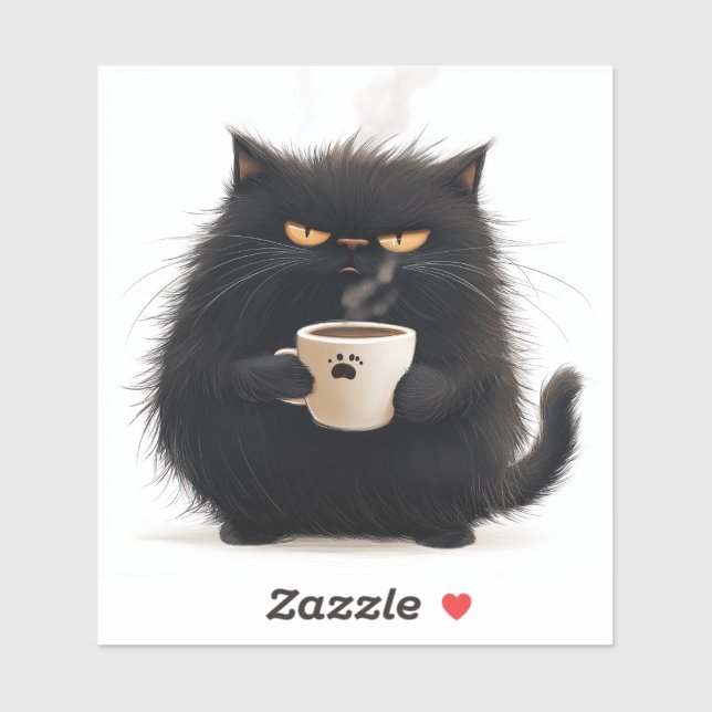 Peças do meu adesivo de café (Folha)