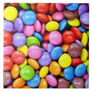 Pedaços doces, doces coloridos
