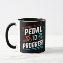 Pedal para o Progresso, canecas de ciclismo