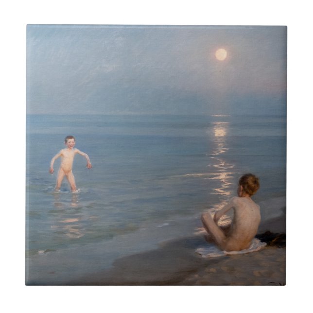 Peder Severin Kroyer - Boys Bathing em Skagen (Frente)