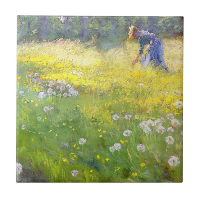 Peder Severin Kroyer - Marie Kroyer no Jardim (Frente)