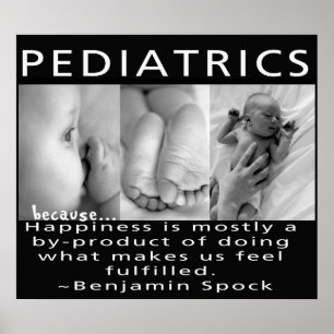 PEDIATRIA - CITAÇÕES DA FELICIDADE - POSTER
