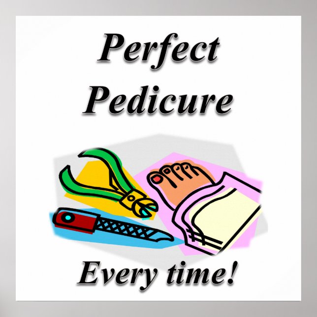 Pedicure Poster Matte (Frente)