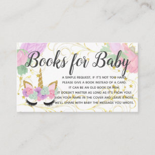 Pedido de Livro para Convite de Chá de Bebê de Uni