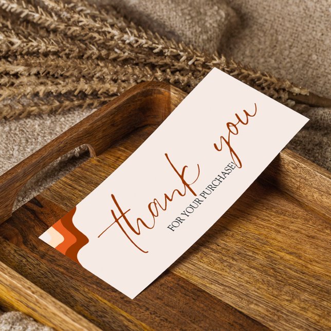 Pedido Terracota Obrigado Marketing para Pequenas  (Terracota Order Thank You Small Business Marketing)