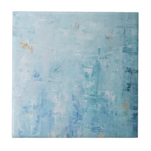 Pedra Azul Elegante e Dourada