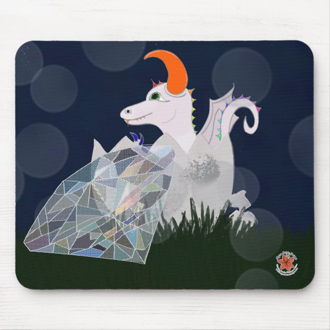 Pedra Preciosa e Dragão, Mousepad de Abril (Frente)