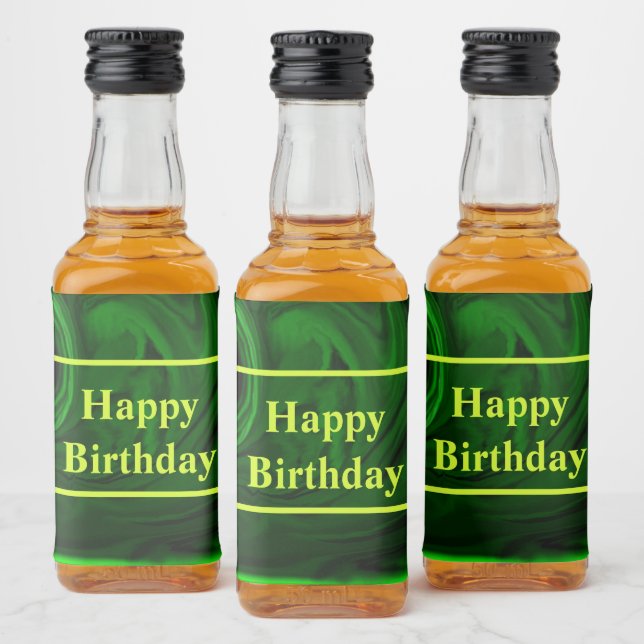 pedra verde-malaquita de textura, personalizada (Garrafas)