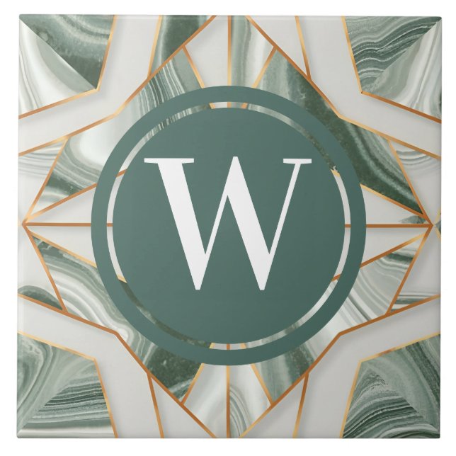 Pedra verde verde-Azulejo do Mar Verde-Mármore-cla (Frente)