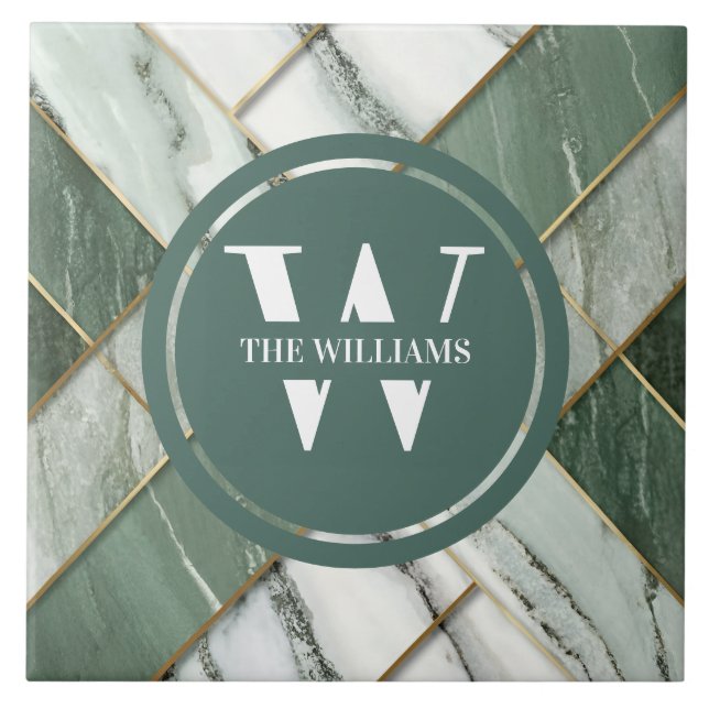 Pedra verde verde-Azulejo do Mar Verde-Mármore-cla (Frente)