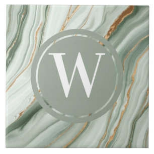 Pedra verde verde-Azulejo do Mar Verde-Mármore-cla