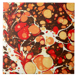 Pedras abstratas vermelhas marrons laranjas fofas