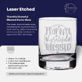 Pedras de Vidro com Gravação a Laser Agradecida Gr