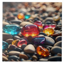 Pedras marítimas Azulejo cerâmico