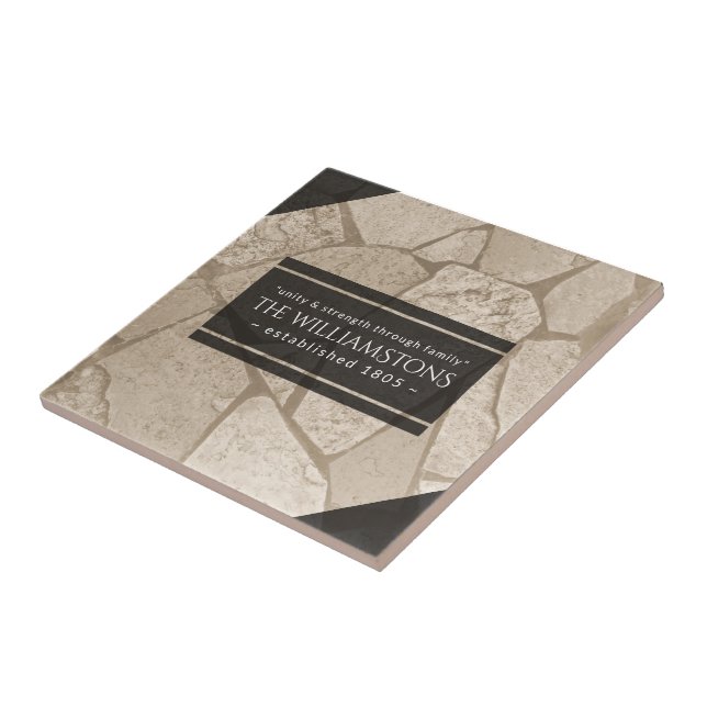 Pedras Rachadas Toneladas De Sepia Elegante (Lateral)