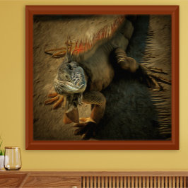 Pedro o Iguana 0768 Art Impressão