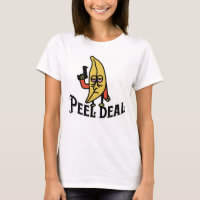 Peel Deal: Vá Bananas, camiseta engraçada para mul
