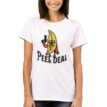 Peel Deal: Vá Bananas, camiseta engraçada para mul