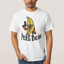 Peel Deal: Vai Bananas, camiseta design engraçada