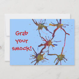 Pega no teu saco! Pinta convites de aniversário