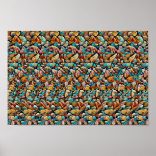 Pegada complicada - impressão 3D oculto