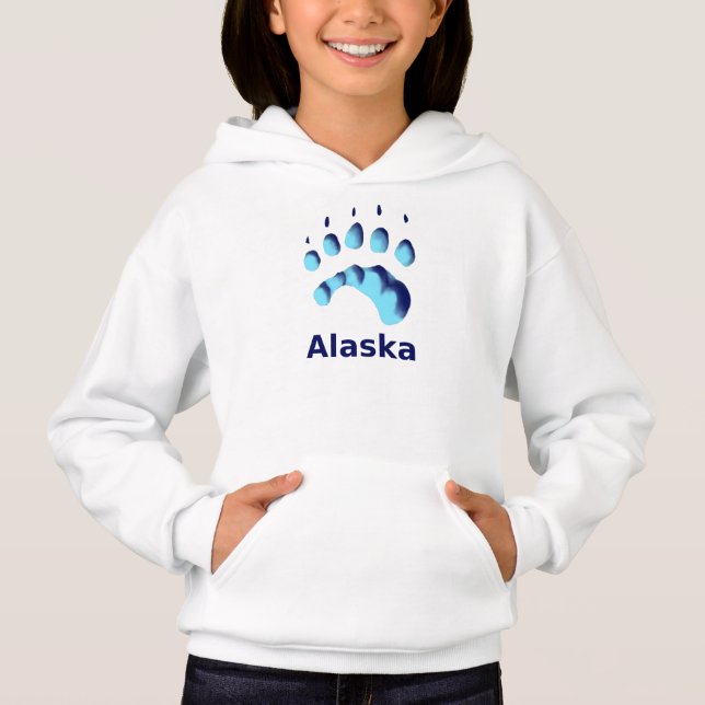 Pegada de Pata de Urso Polar (Frente)